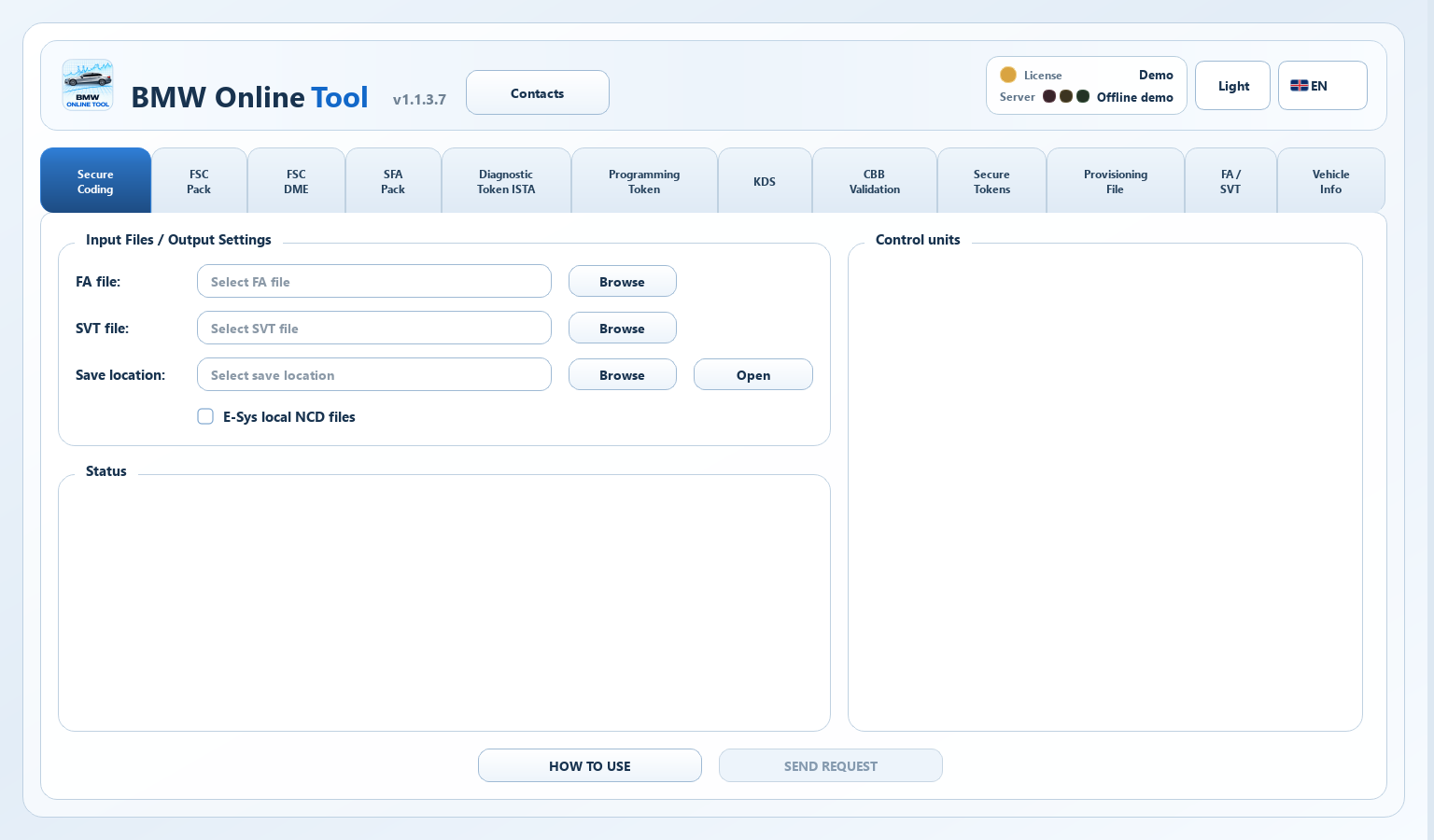 BMW Online Tool — Secure Coding